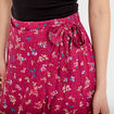 Jupe longue portefeuille rose framboise femme