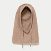 Cagoule beige femme