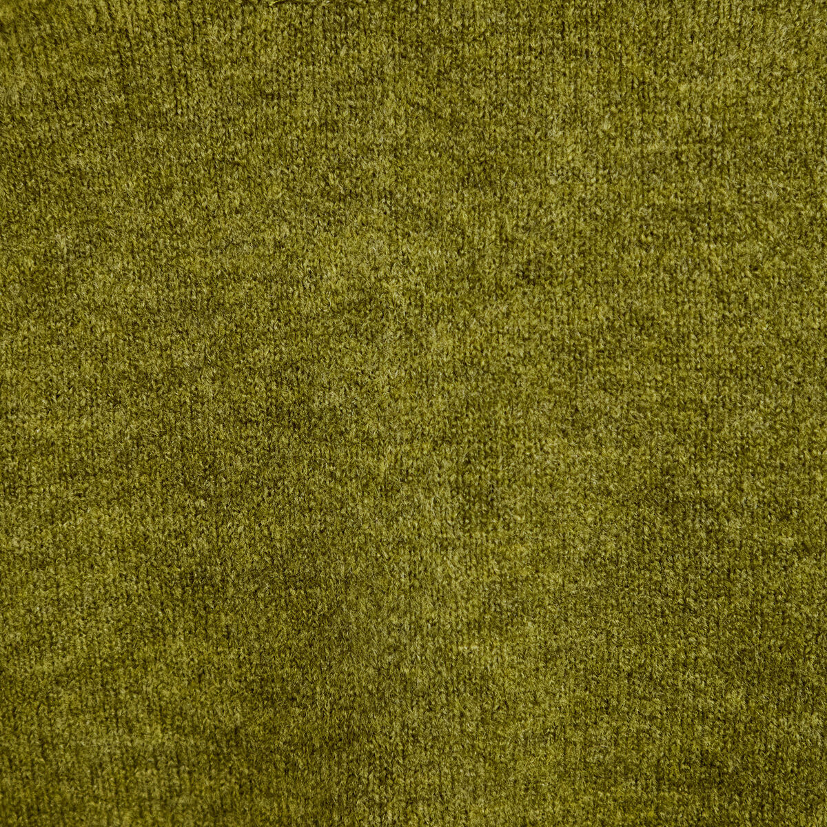 Gilet col rond vert fonc&eacute; femme