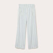 Pantalon large blanc femme
