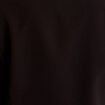 Blazer droit cropped col rond noir femme