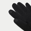 Gants avec boutons noir femme
