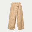 Pantalon large beige femme