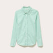 Chemise manches longues vert femme