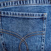 Jean bootcut taille basse denim double stone femme