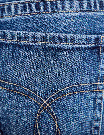 Jean bootcut taille basse denim double stone femme