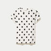 Top ajust&eacute; col rond manches courtes blanc femme