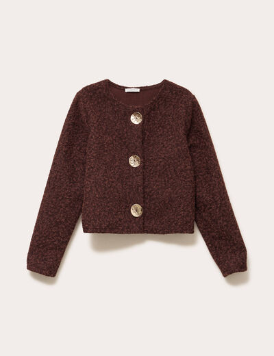 Veste Cache Cache Taille 44 / XXL Marron - Occasion En Très Bon état