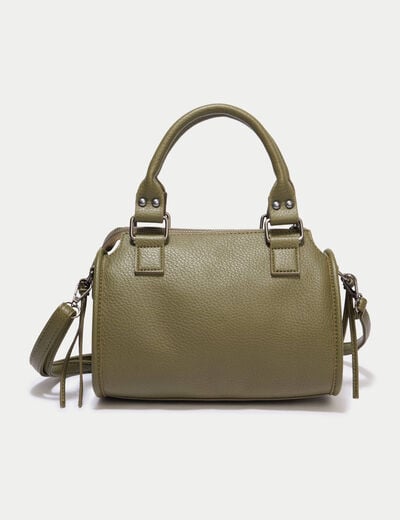 Sac port&eacute; main vert kaki femme