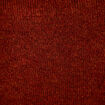 Pull ajust&eacute; col montant manches longues marron cognac femme