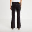 Jean bootcut taille basse denim snow noir femme