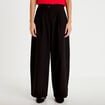 Pantalon bootcut taille standard noir femme