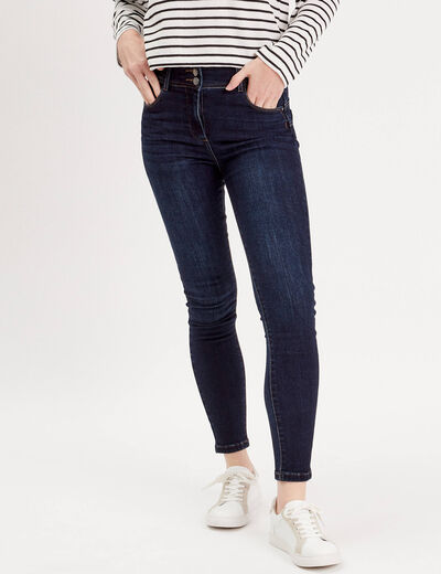 Jeans slim push-up denim brut femme