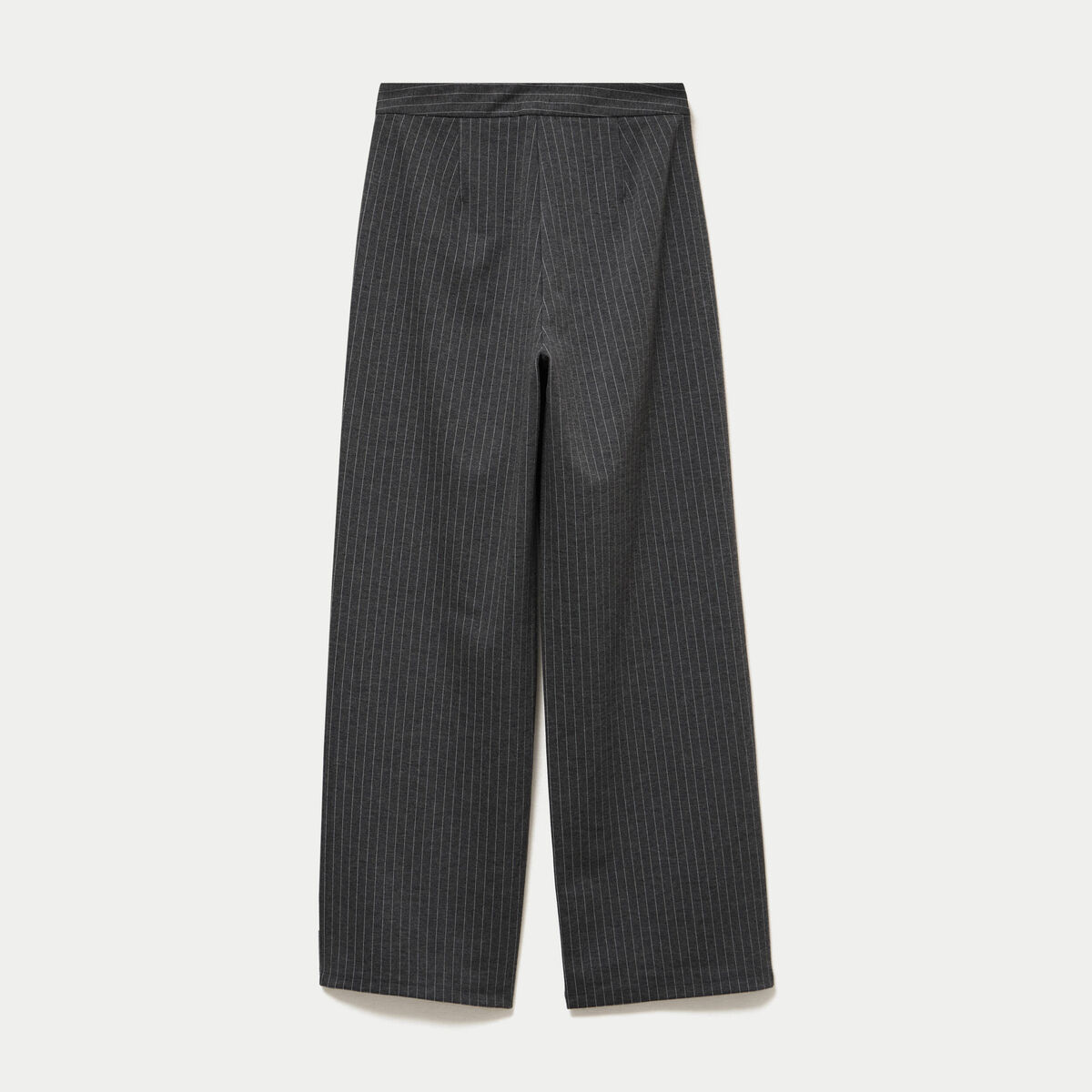 Pantalon bootcut taille haute gris fonc&eacute; femme