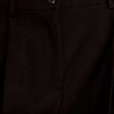 Pantalon large &agrave; pinces noir femme