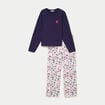 Lot de 2 pyjamas manches longues blanc femme