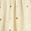 Blouse ample col tunisien manches 3/4 jaune pastel femme