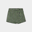 Jupe-short droite noir femme