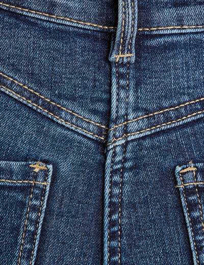 Jean skinny push-up taille standard denim stone femme