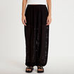 Pantalon bouffant taille standard noir femme