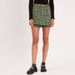 Jupe-short droite noir femme
