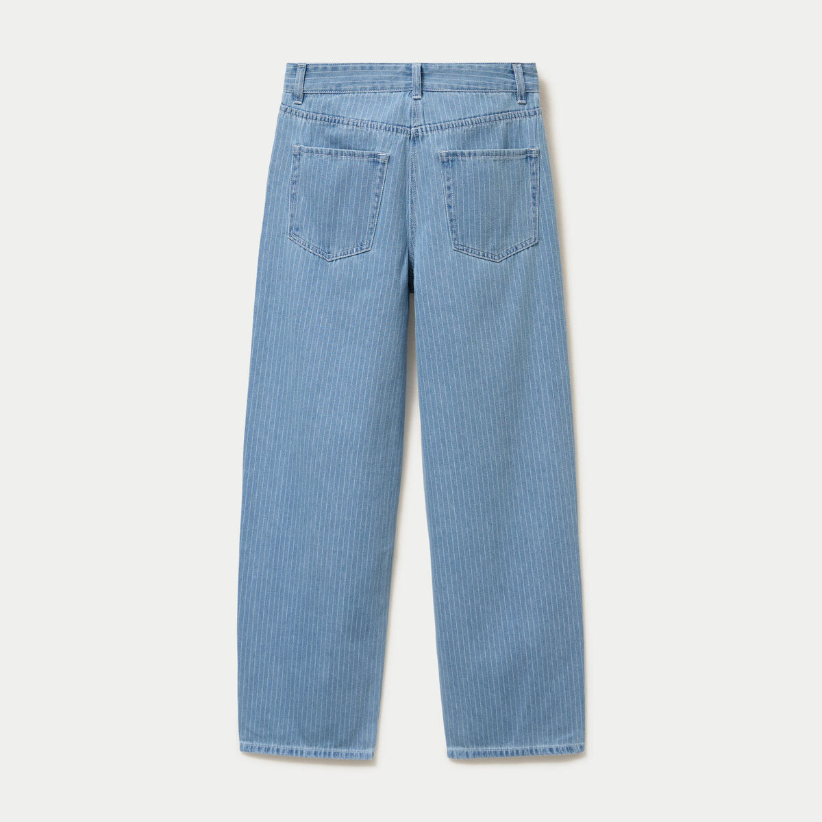 Jeans barrel bleu femme