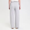 Pantalon large style jogging gris clair femme