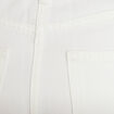 Jean wide leg taille haute ecru femme