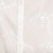 Chemise droite sans manches &agrave; relief ecru femme