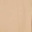 Trench court boutonn&eacute; sable femme