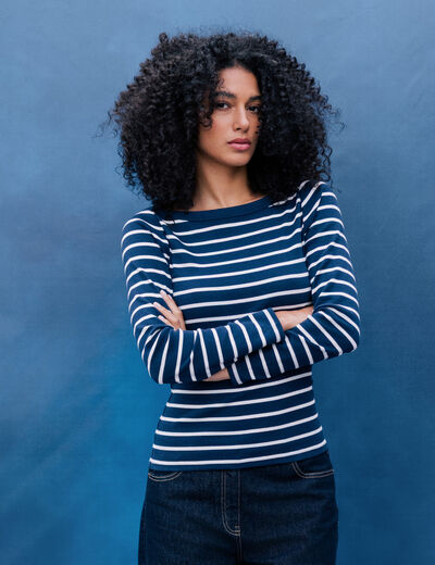 Haut Manches Longues Current Air Los Angeles - Bleu Marine, Taille XS - Col Rond, Neuf Avec étiquettes