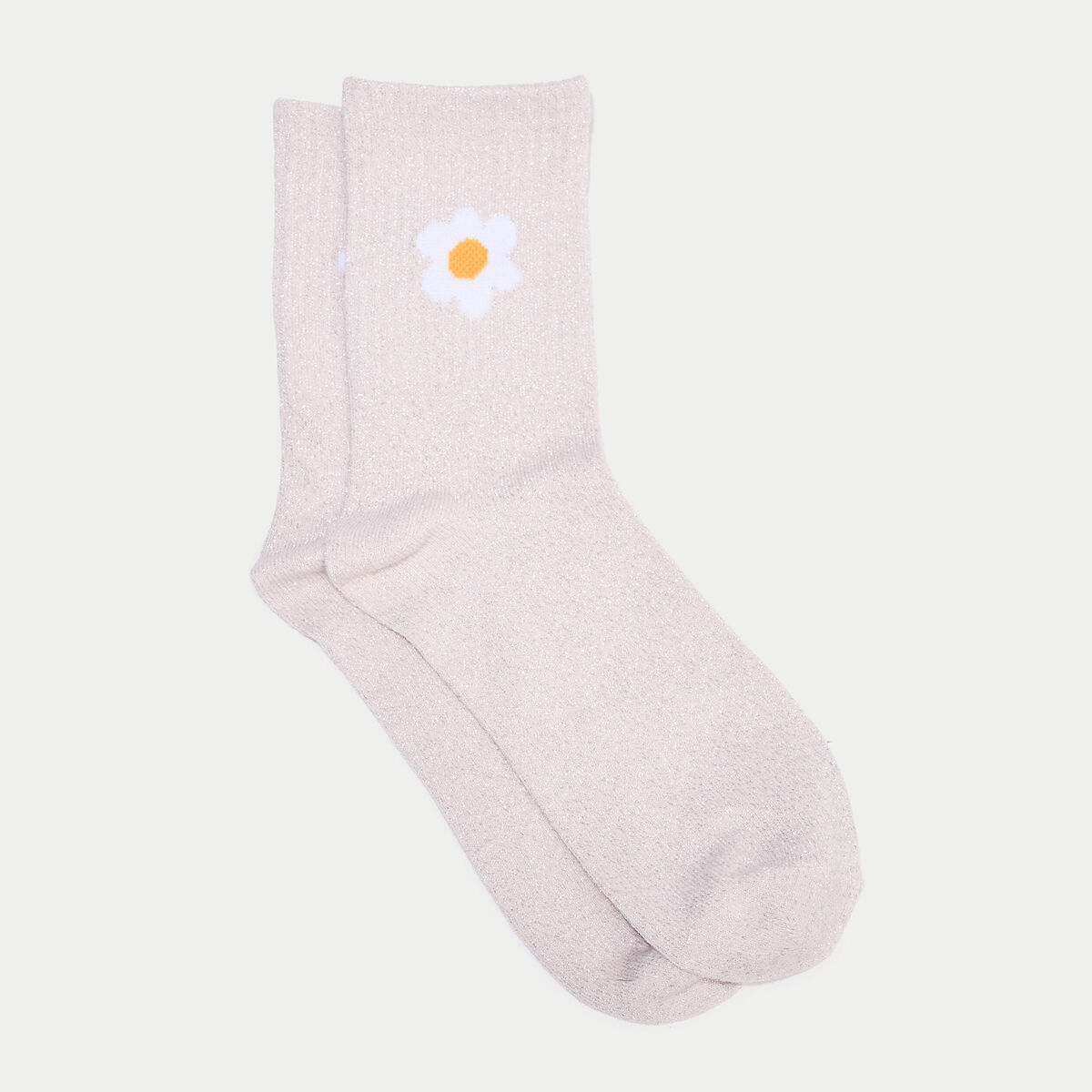 Chaussettes rose clair femme