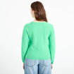 Pull manches longues vert femme