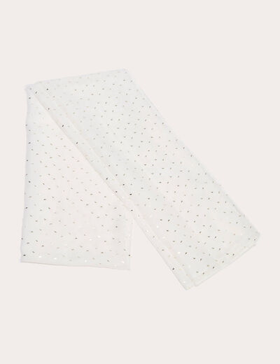 Foulard ecru femme