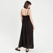 Robe longue &eacute;vas&eacute;e noir femme