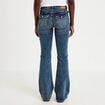 Jean bootcut taille basse denim dirty femme