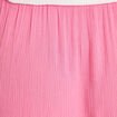 Jupe longue pliss&eacute;e &eacute;vas&eacute;e rose vif femme