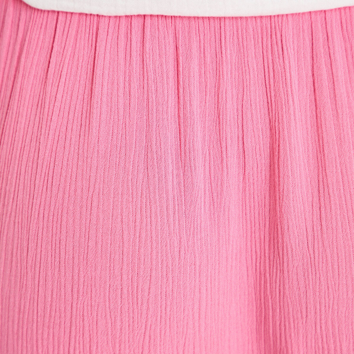 Jupe longue pliss&eacute;e &eacute;vas&eacute;e rose vif femme