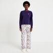 Lot de 2 pyjamas manches longues blanc femme