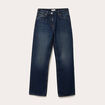 Jeans droit 5 poches denim stone femme