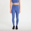 Leggings taille haute bleu fonc&eacute; femme