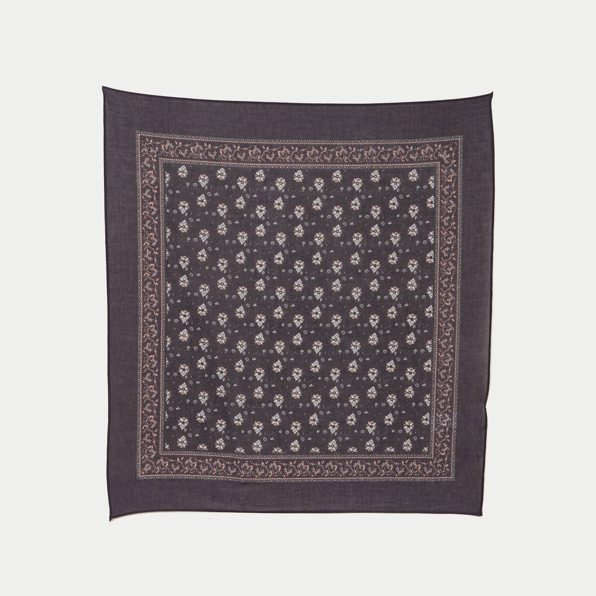Foulard bleu marine femme