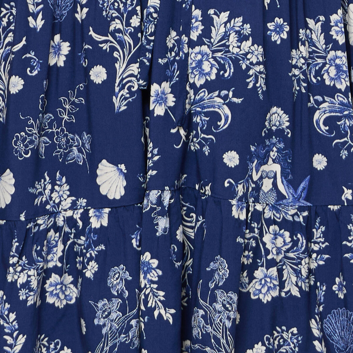 Robe courte &eacute;vas&eacute;e col chemise bleu marine femme