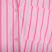 Chemise oversize col classique rose vif femme
