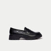 Mocassins noir femme