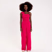 Combinaison pantalon rouge clair femme