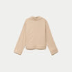 Veste col classique bas resserr&eacute; sable femme