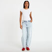 Jean denim bleach femme