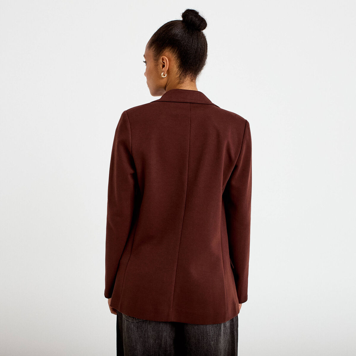 T-shirt manches courtes marron femme