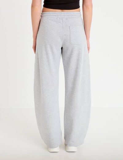 Jogging barrel gris clair femme